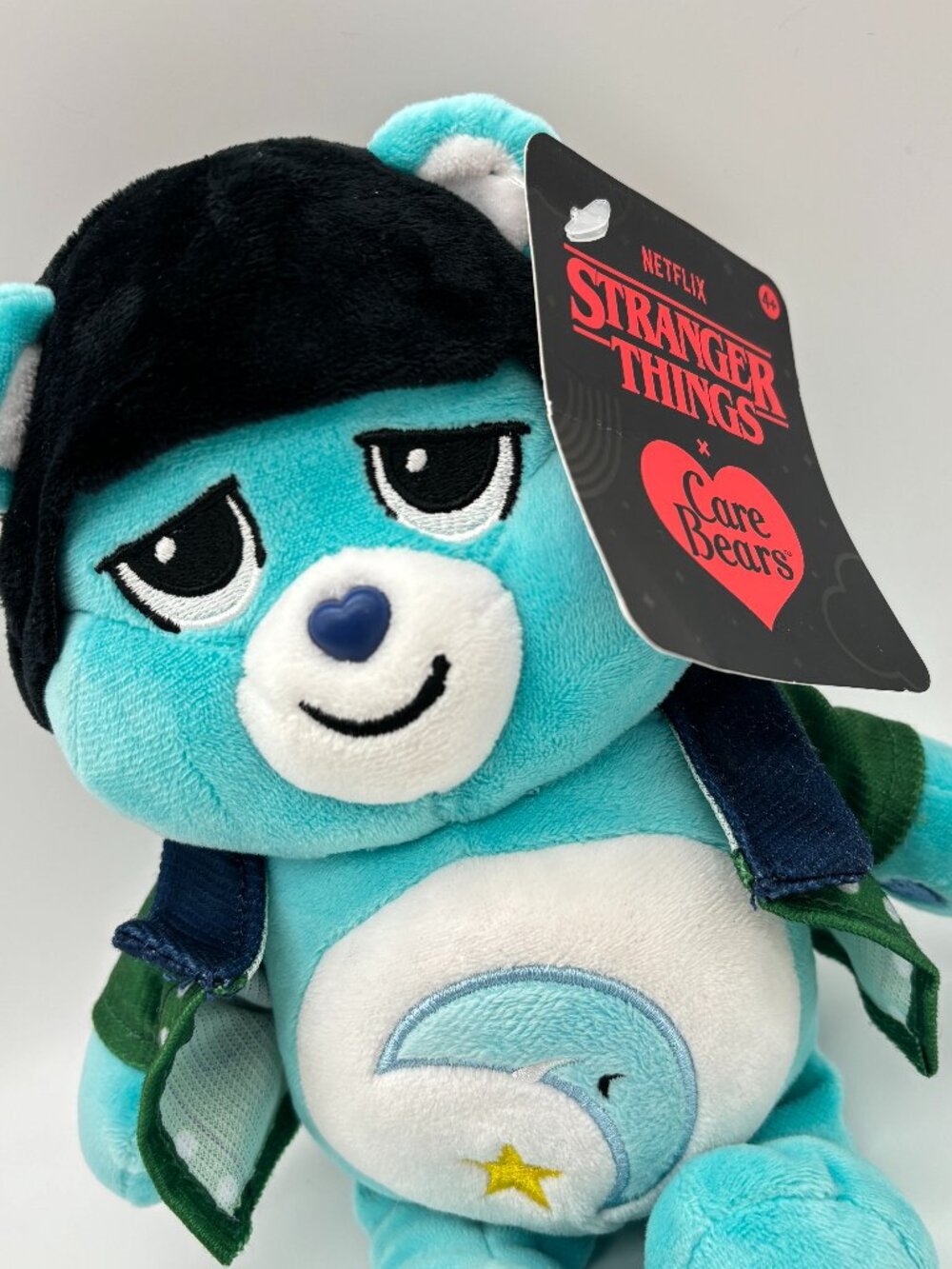 Care Bears x Stranger Things 9" Blue Bedtime Bear as Mike Fun Size Stuffed Plush